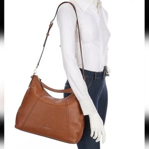 Michael Kors Sienna Large Pebbled Leather Shoulder Bag